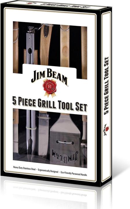 Actual product image Jim Beam Barbecue cutlery gift set