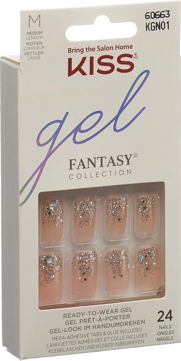 Produktbild KISS Gel Fantasy Nails - Fanciful (Kunstnägel, Fanciful)
