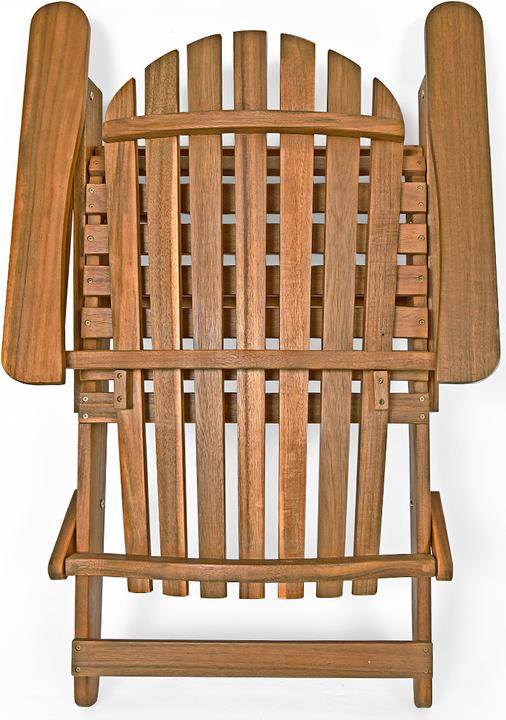 Image du produit Casaria Chaise longue Adirondack Lot de 2 Repose-pieds