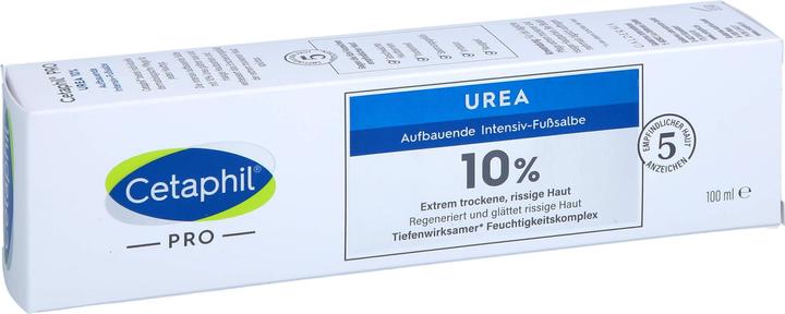 Produktbild Cetaphil Pro Urea 10% aufbauende Intensiv-Fusssalbe, 100 g Salbe (Fussdeodorant & -puder)