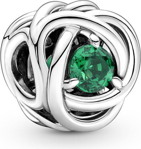Produktbild Pandora Mai Geburtsstein Royalgrüner Ewigkeitskreis Charm (Silber 925)