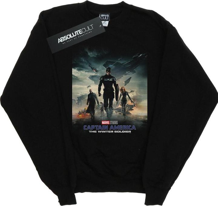 Marvel Captain America The Winter Soldier Poster Sweatshirt Jungen