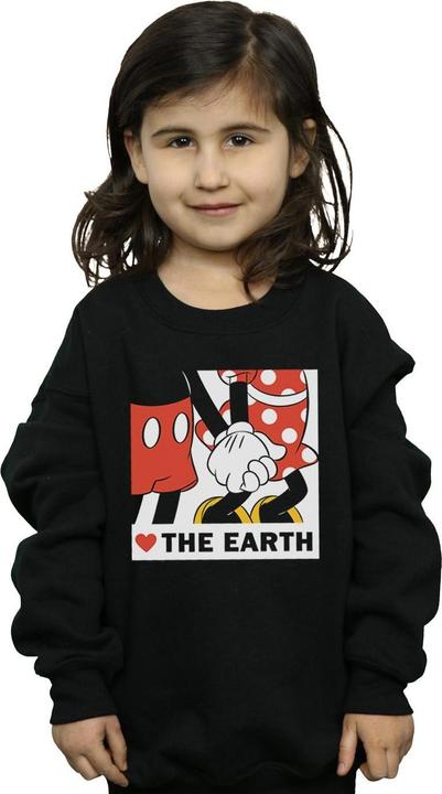 Image du produit Disney - Sweat MICKEY MOUSE HEART THE EARTH - Fille (128)