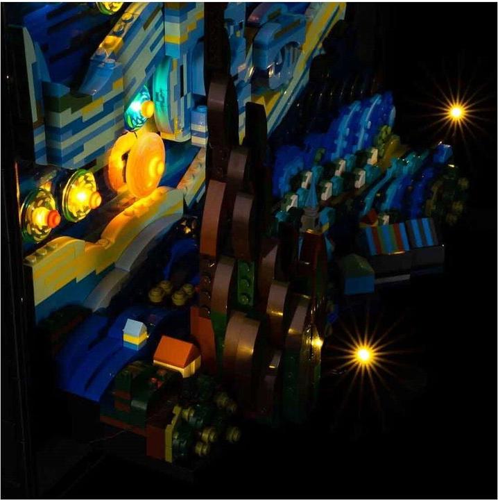 Produktbild Light my bricks LED Licht Set für LEGO 21333 Vincent van Gogh - Sternennacht