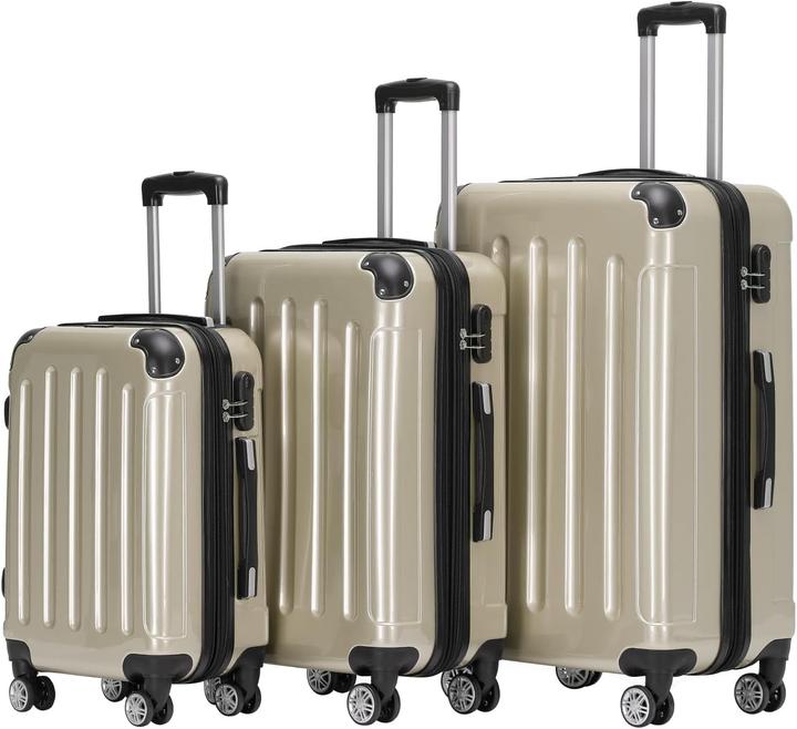 Produktbild Beibye Hartschalen Kofferset mit Zwillingsrollen (Handgepäck (bis 50l), M (50 - 90l), XL (ab 115l))