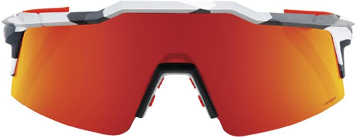 Actual product image 100% Glasses Speedcraft SL Soft Tact (Grey, Hiper Red)