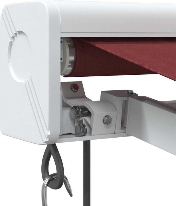 Actual product image VidaXL Markise Gelenkarmmarkise Sonnenmarkise Automatisch Burgunderrot 300x250cm (3 m)