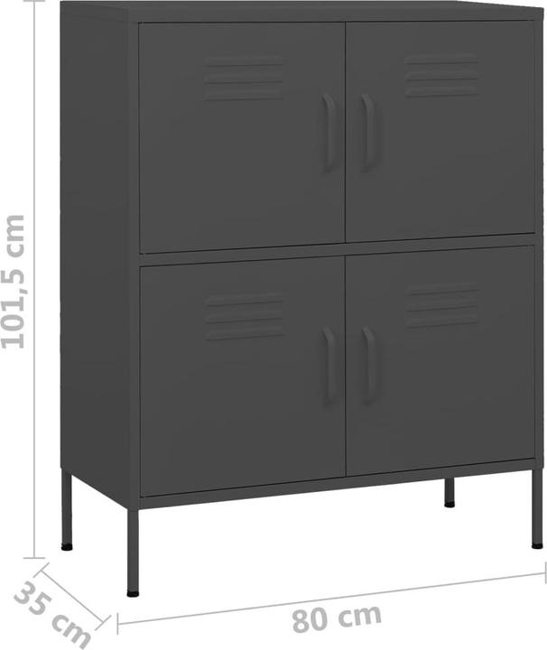 Produktbild VidaXL Samos (80 x 35 x 101.5 cm)