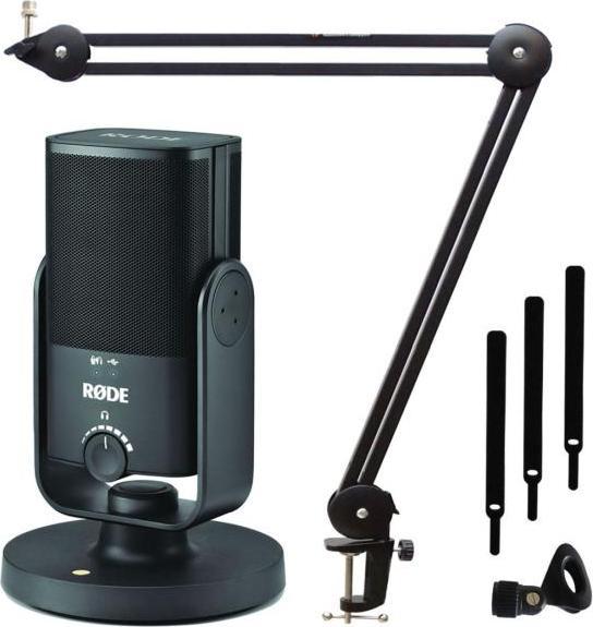 Actual product image RØDE NT-USB MINI USB microphone with MS138 microphone boom