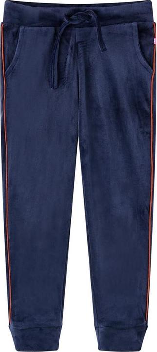 Actual product image VidaXL Children's tracksuit bottoms navy blue 92,Material: 94 % polyester (92)