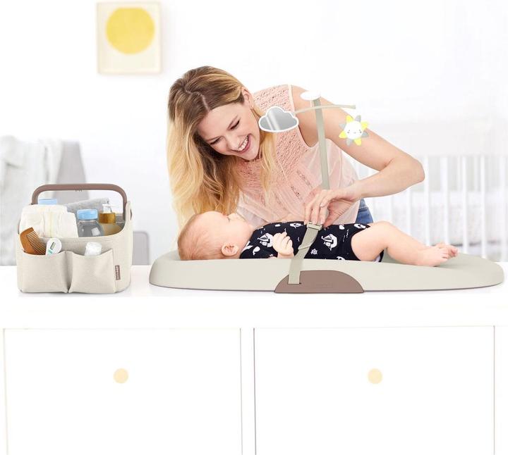 Produktbild Skiphop Light Up Diaper Caddy- Oat