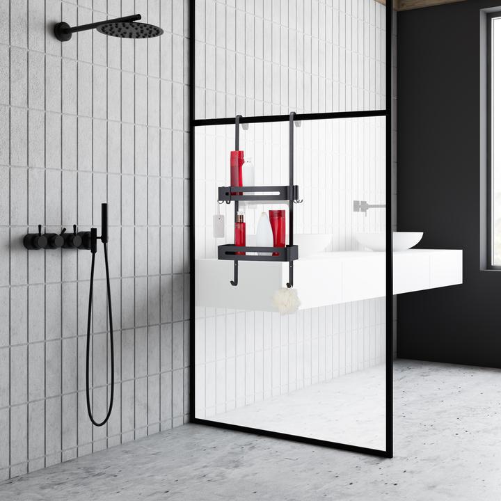 Actual product image Relaxdays shower shelf (33 x 23 x 72.5 cm)