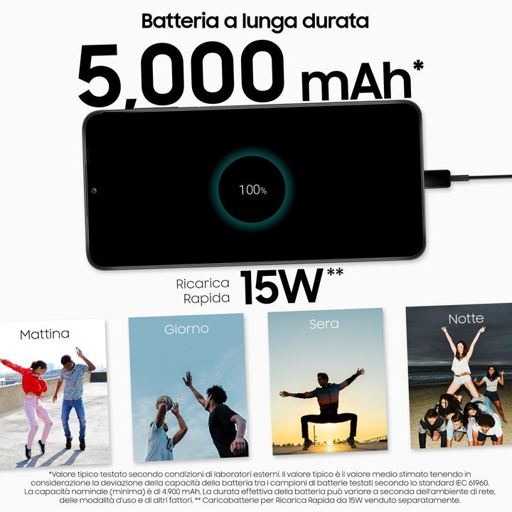 Actual product image Samsung Galaxy A13 (128 GB, Black, 6.60", Dual SIM, 50 Mpx, 4G)