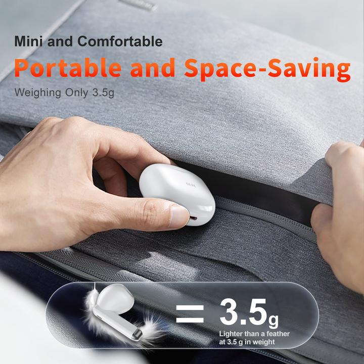 Image du produit Qere E28 écouteurs sans fil Bluetooth 5.3 In-Ear HIFI avec annulation de bruit, IPX5 & Touch Control (ANC, 20 h, Sans fil)