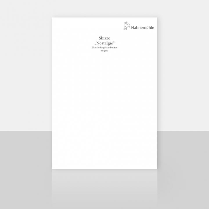 Produktbild Hahnemühle Skizzenbuch Nostalgie A 5 50 Blatt 190 g (A5, Harter Einband)