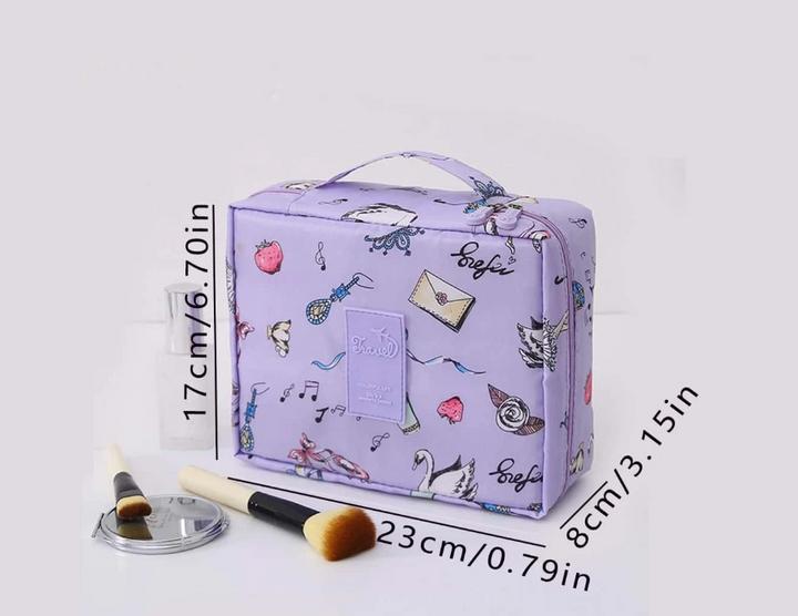 Image du produit Only-Bags.Store Sac cosmétique portable, sac de rangement de voyage de grande capacité, facile à utiliser.