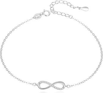 Actual product image Beneto Charming silver infinity bracelet AGB592/21