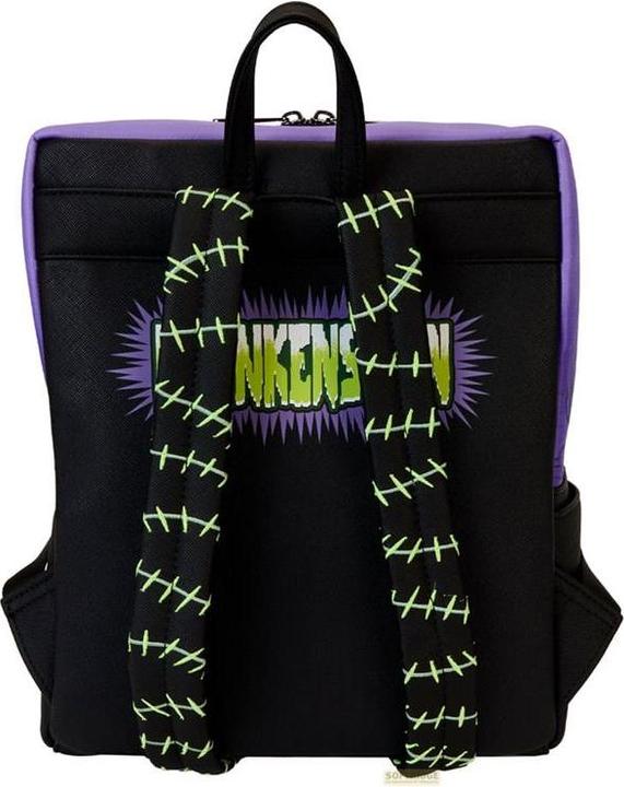 Produktbild Loungefly Universal Monsters by Mini-Rucksack Frankenstein Neon Mask