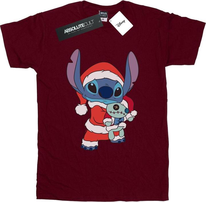 Disney Lilo And Stitch Stitch Christmas TShirt (XXL)