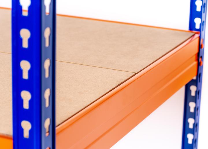 Produktbild Avasco Schwerlastregal Robus 400 blau orange 1800x1800x600 mm 4 Bden Tragkraft 1600 kg