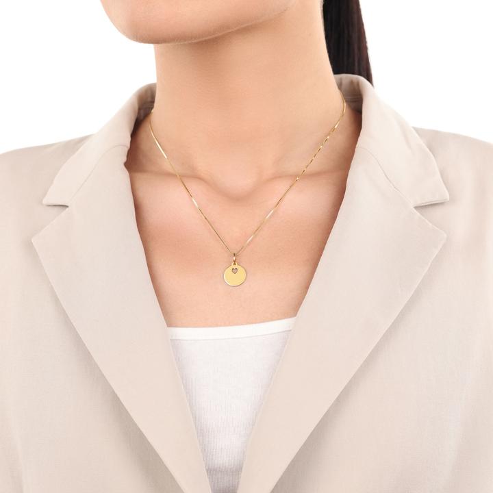 Immagine prodotto Amor Ciondolo Cupido da donna, oro 375 | cuore (Oro 375, 9 ct)