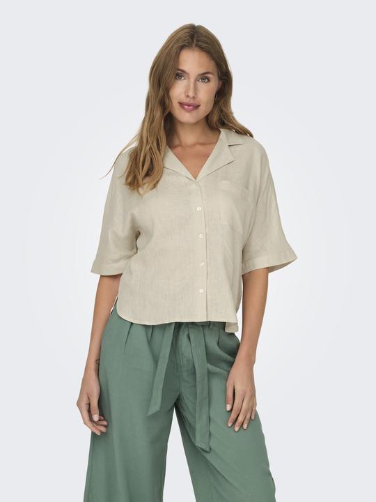 Image du produit Only Coupe normale Col chemise Coupe volumineuse des bras Chemise (XS)