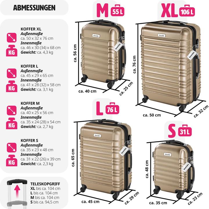 Produktbild tectake Mila (106 l, L (90 - 115l))