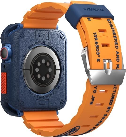 Actual product image Skinarma Band Shokku Apple Watch 45/44/42mm orange