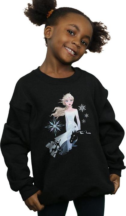 Image du produit Disney - Sweat FROZEN ELSA NOKK SILHOUETTE - Fille (140, 146)