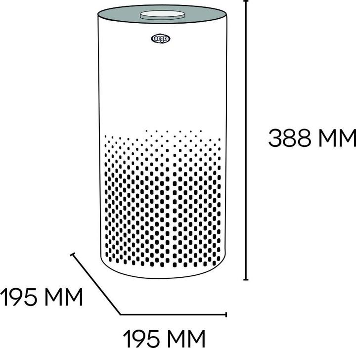 Immagine prodotto Argo Purificatore d'aria Pury Baby (16 m²)