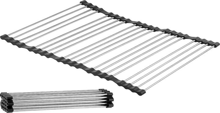 Produktbild Rosenstein & Söhne Faltbare XXL-Edelstahl Abtropf-Auflage für Spülbecken