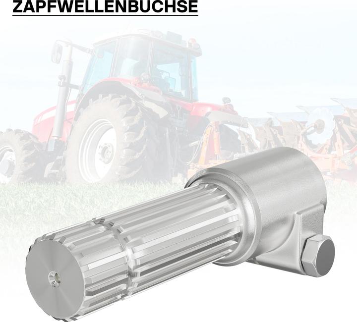 Immagine prodotto Wiltec Albero cardanico 160 mm boccola scanalata 8-32x38x6 f. Albero di uscita 1 3/8" Z21