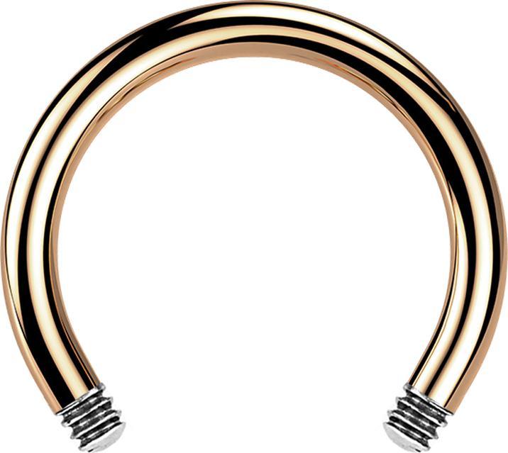 Immagine prodotto Star Piercing Asta Micro Circular Barbell oro rosa (Acciaio chirurgico 316L)