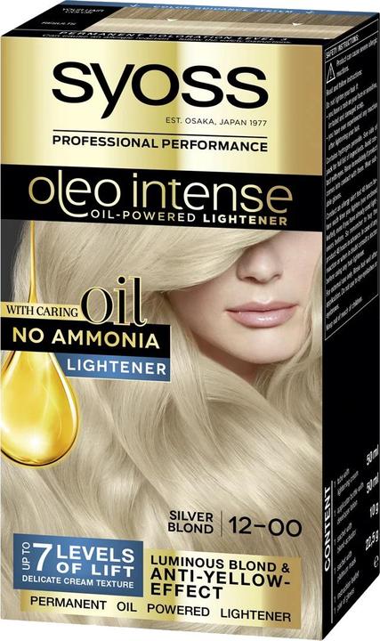 Actual product image Syoss OLIO INTENSE ink sin amoniaco #12.0-aclarante extremo 5 pz (12-00)