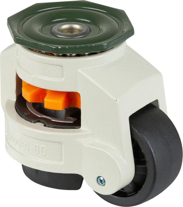 Actual product image BS Rollen Lifting castor W221.A90.062 Swivel castor with brakes, wheel diameter 62 mm