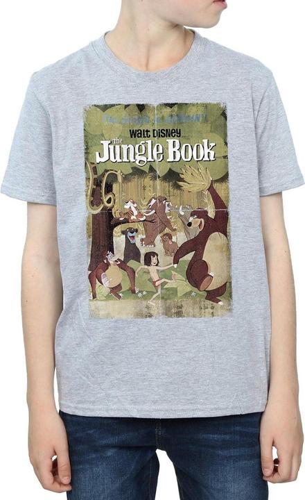Immagine prodotto Disney The Jungle Book Retro Poster Maglietta Ragazzi (140, 146)