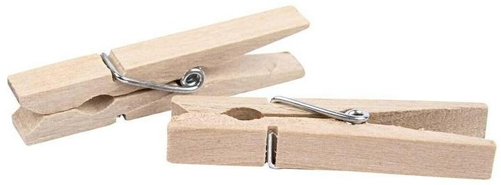 Actual product image Creativ Company Wooden article clothespin 50 pieces