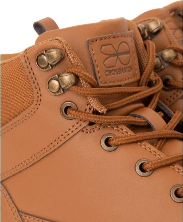 Actual product image Crosshatch Mens Staiger Leather Trainers (43)