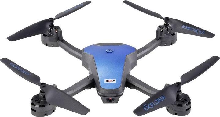 Actual product image Reely Marathon Quadrocopter RtF beginner, camera flight blue (metallic) (30 min, 181 g, 0.00 Mpx)