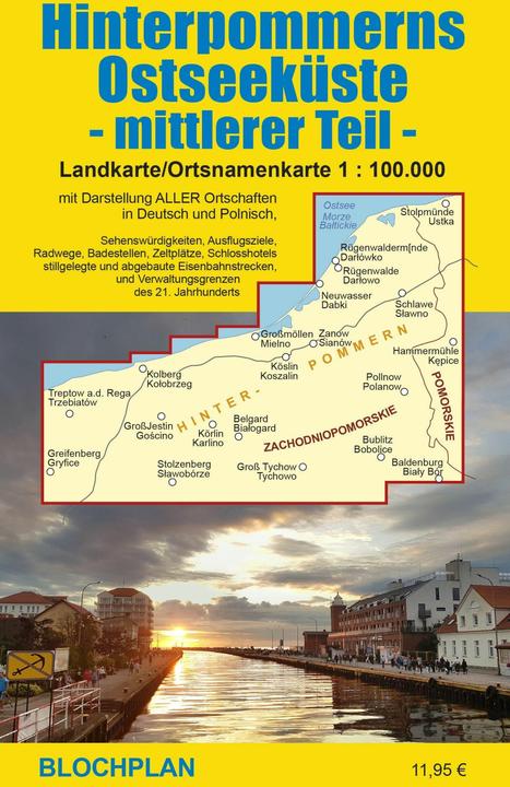 Image du produit Bloch:Carte de l'arrière-pays de la mer Baltique