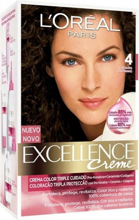 Immagine prodotto L'Oréal Paris Inchiostro crema EXCELLENCE #4 castaño (Castagno)
