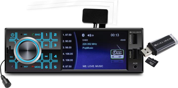 Produktbild Caliber Autoradio RMD404 1 DIN