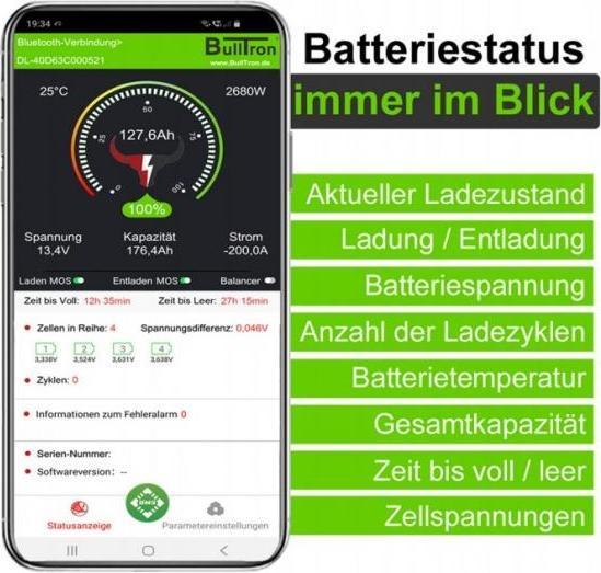 Produktbild Bulltron LI280B200-12-M (12.80 V, 280 Ah)