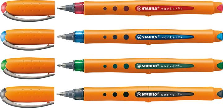 Produktbild STABILO worker+ Tintenroller (Schwarz, 1 x)