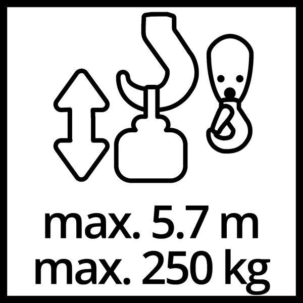 Actual product image Einhell Rope hoist TC-EH 250