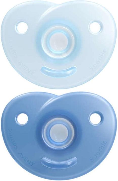 Philips Avent Curved Soothie (2 x, jusqu'à 6 M.)