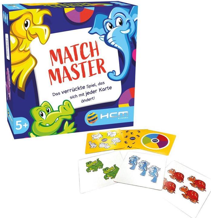 Image du produit HCM Kinzel HCM55163 - Match Master - Jeu de cartes, 2-6 joueurs, 5+ ans (édition DE) (Allemand)