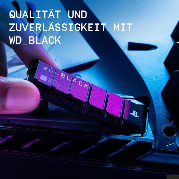 Image du produit WD Black SN850 with Heatsink (Retail) (1000 Go, M.2 2280)