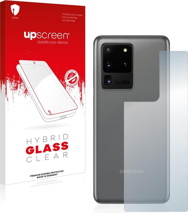 Actual product image upscreen Scratch Shield Glass (1 Piece, Samsung Galaxy S20 Ultra)