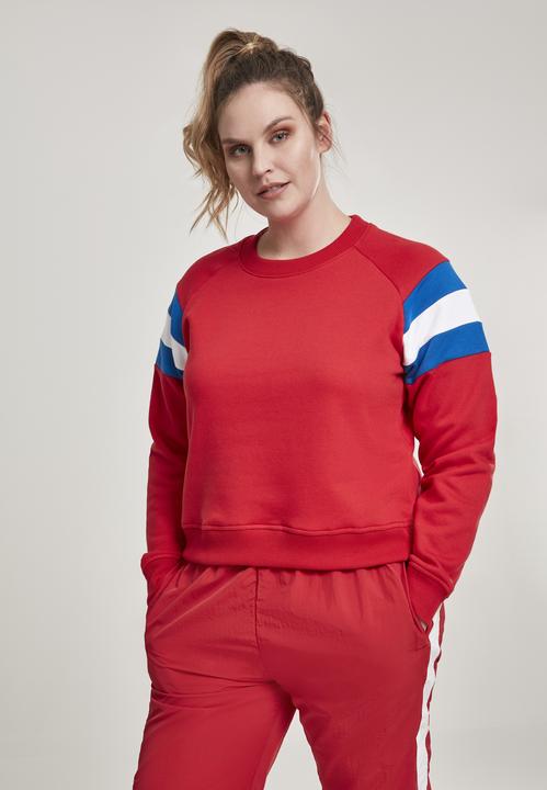Actual product image Urban Classics Ladies Sleeve Stripe Crew (XL)